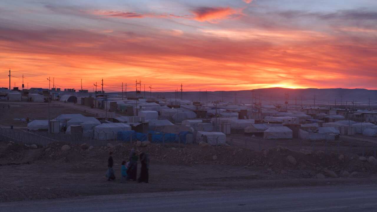Many Iraqi Christians fled to a refugee camp in neighbouring Kurdistan.
