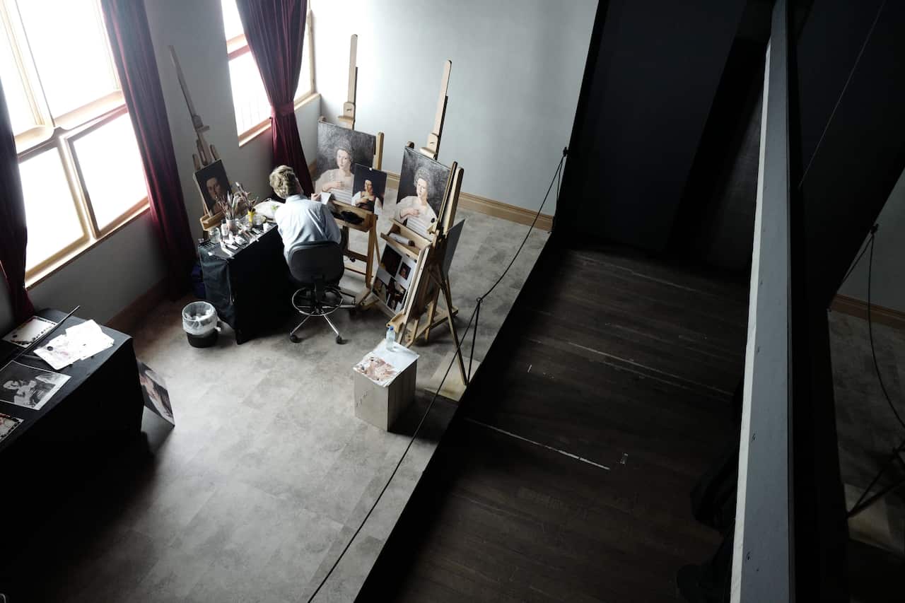 Một góc Bảo tàng Nghệ thuật Xưa và Nay MONA.