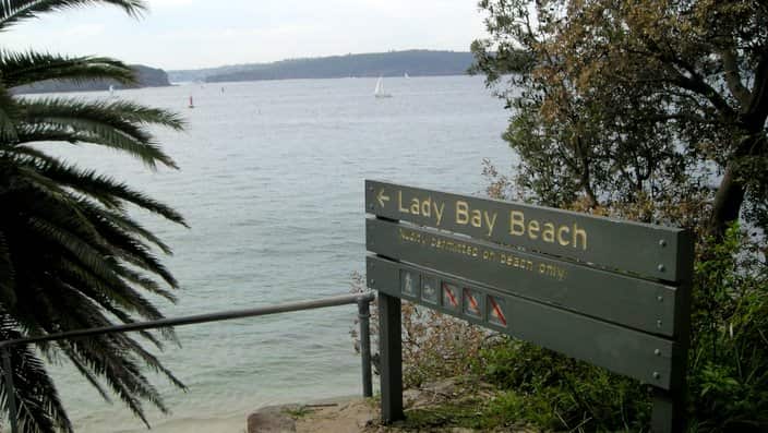 nudist beach Lady Bay Beach