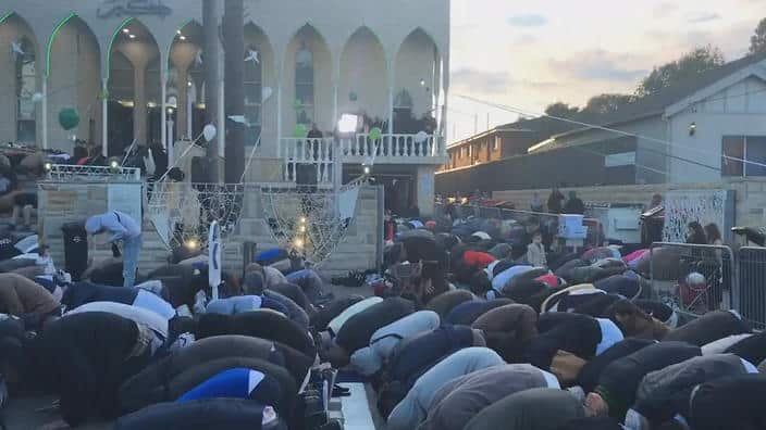 Tens of thousands of people have come to pray at the Lakemba Mosque following the end of Ramadan.