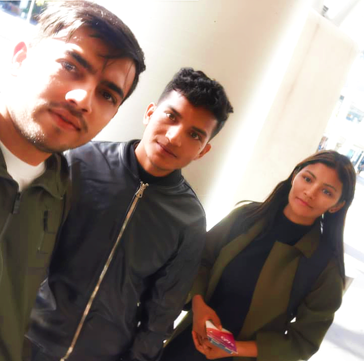prakash agire and students from Nepal