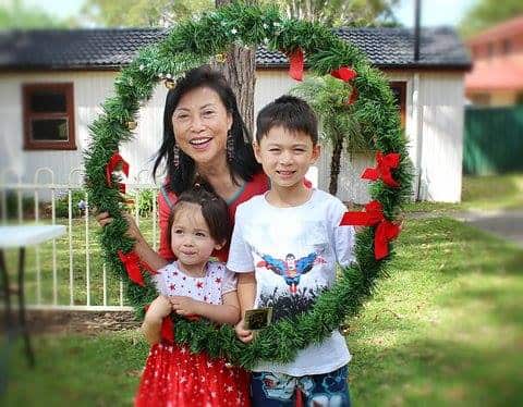 Lana and her grand chidren