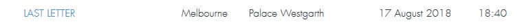 Last Letter