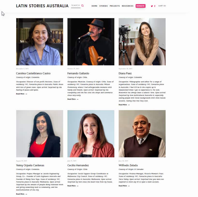 Latin Stories Australia blog