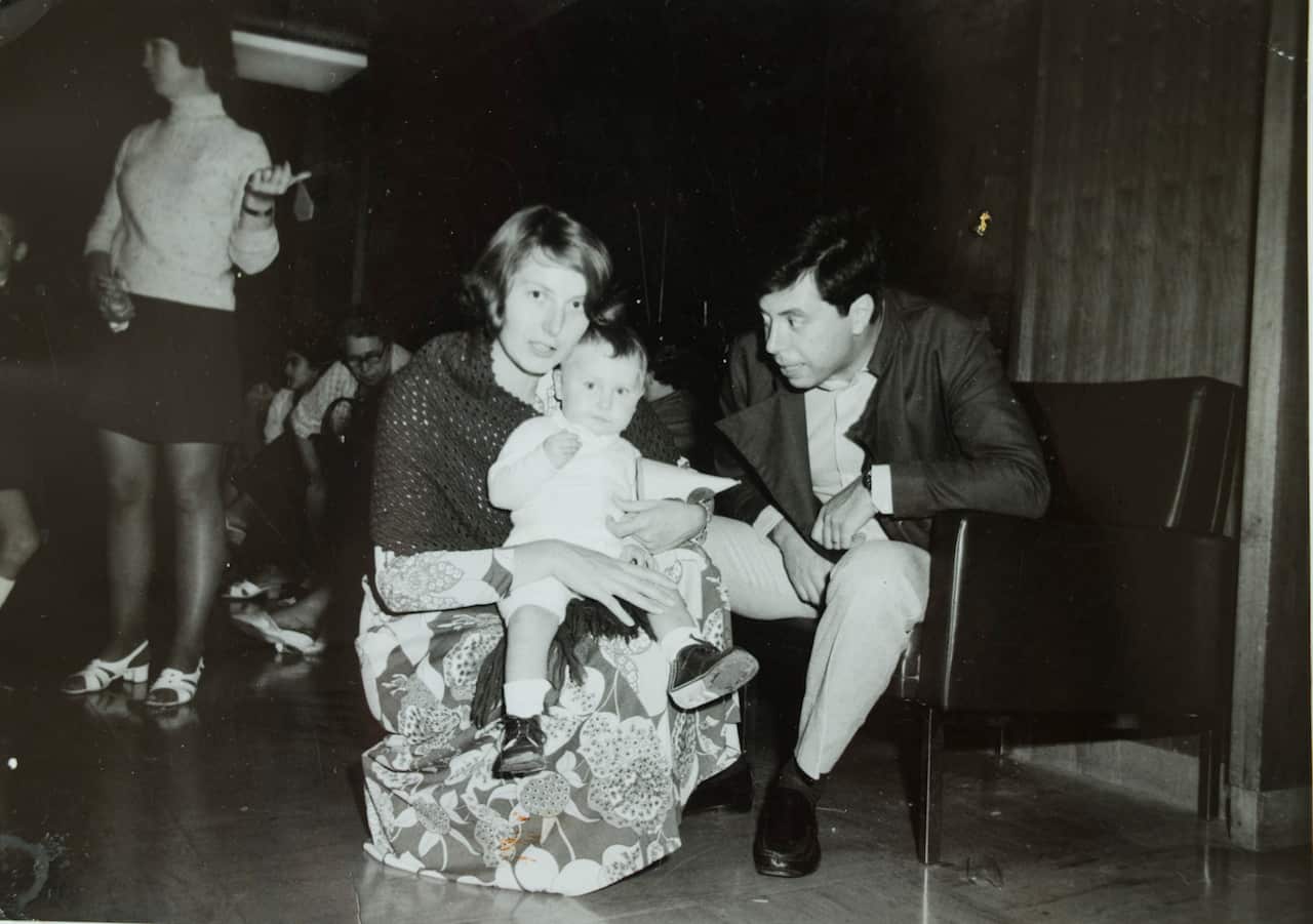 Laura Mecca and her family