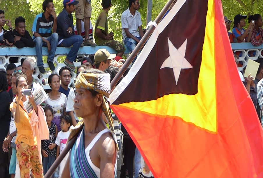 Timor -Leste flag