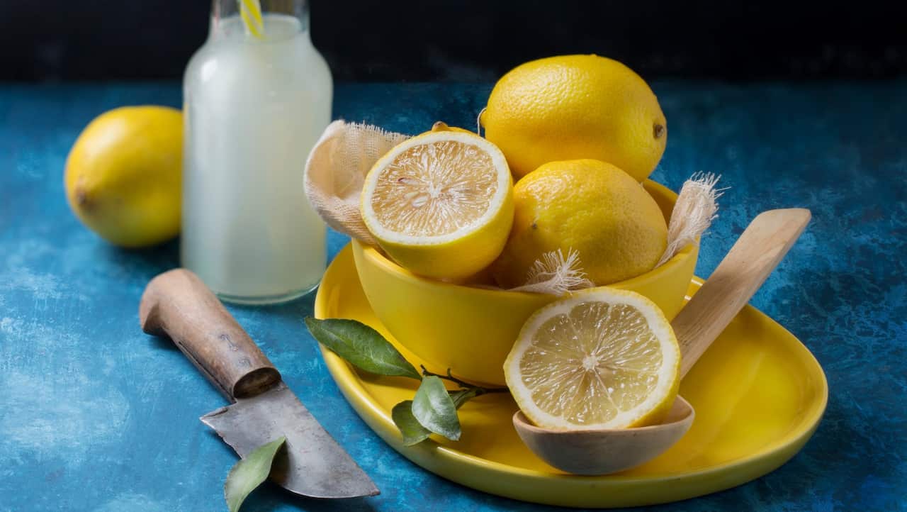 Lemon and juice 