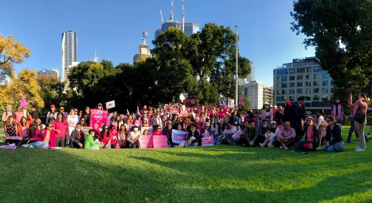 Supporters of Presidential Aspirant Leni Robredo