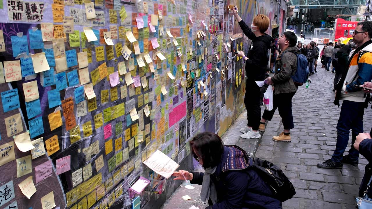 Lennon Wall in Melbourne