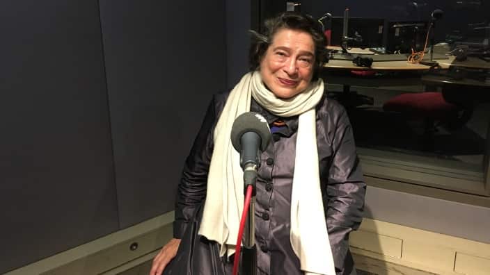 Elizabeth Leonskaja zu Besuch im SBS Studio