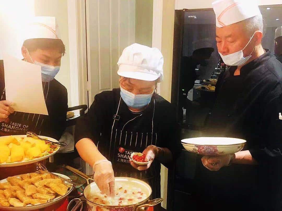 Working in a central kitchen