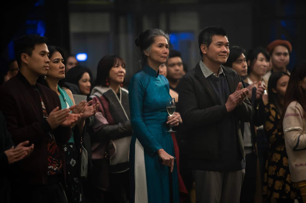 LIEN NGUYEN (Gabrielle Chan) and ANH NGUYEN (Ferdinand Hoang). Photo Credit Sarah Enticknap.