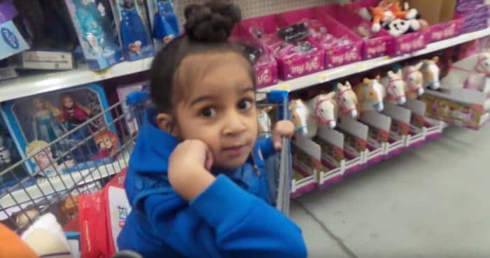 Tina Singh and her husband raise their three boys in the Sikh faith. Pictured here is one of their sons with his long hair bunned upon his head. (YouTube: Neurotic Mom Diaries) 