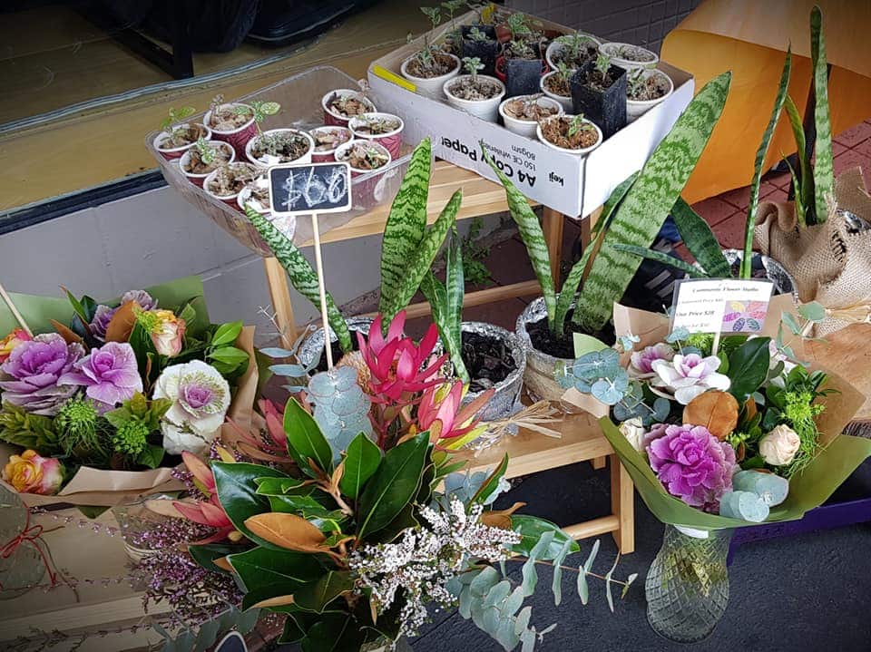 Community Flower Studio held a 'Live in Harmony Pop-up Shop' event in July, 2020
