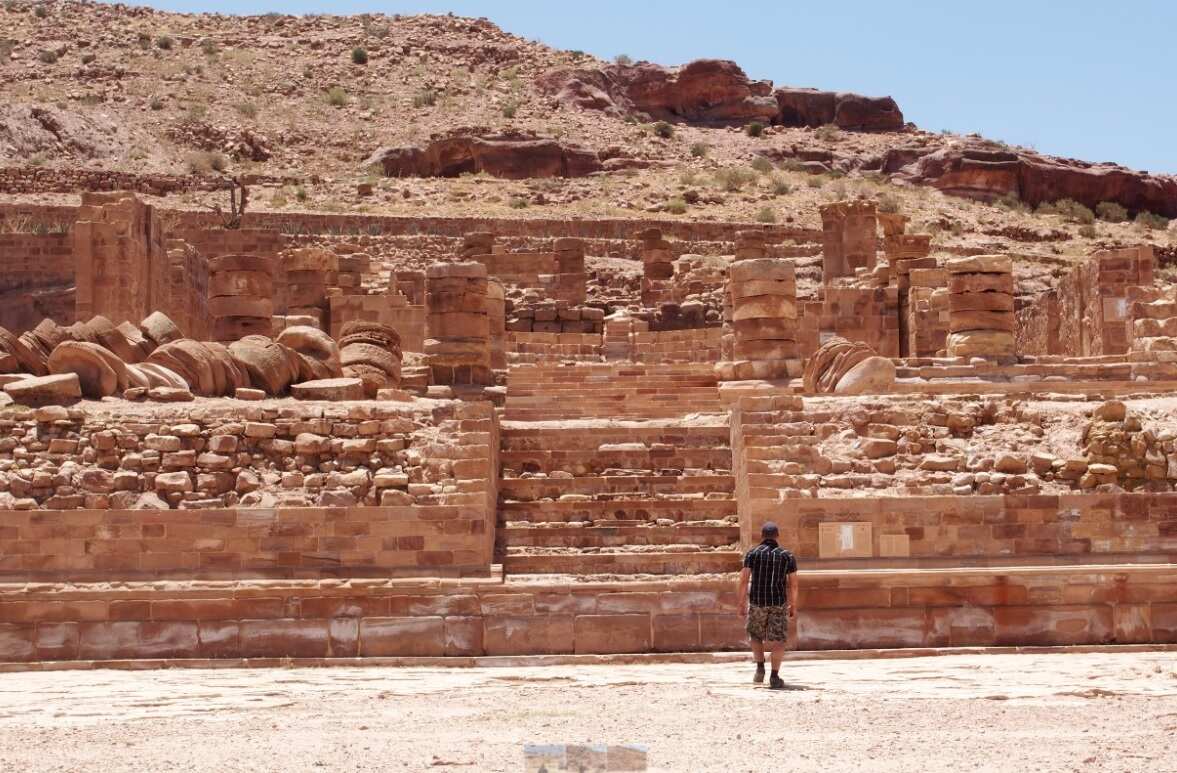 Christopher Elwell in Petra, Jordan.