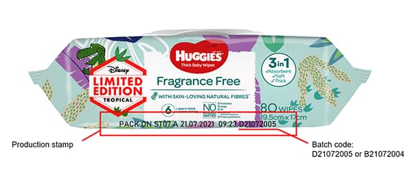 Toy Story - Rex (Dinosaur) Design baby wipes are being recalled. 