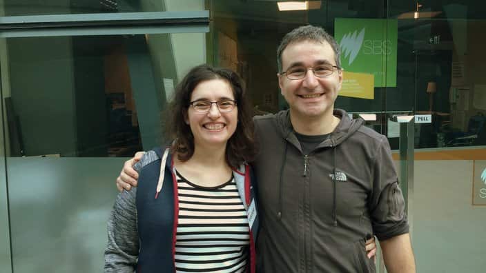 Luca Cortese and Barbara Catinella