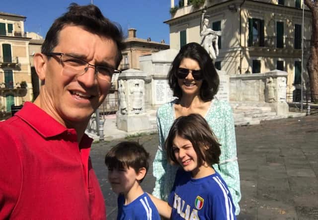 La famiglia Luciani in vacanza in Italia