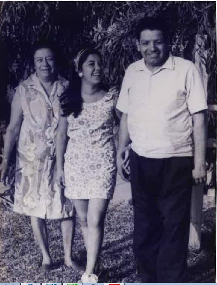Lucy Marín en sus años mozos