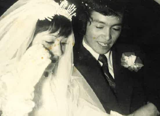 Lucy Marín y su esposo Óscar