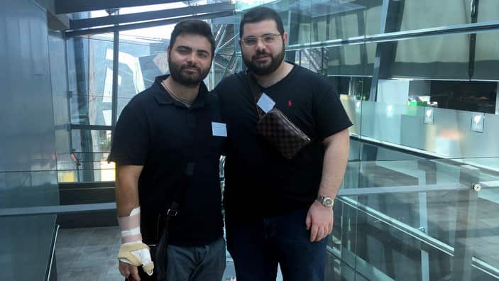 Luigi Di Vico and his brother