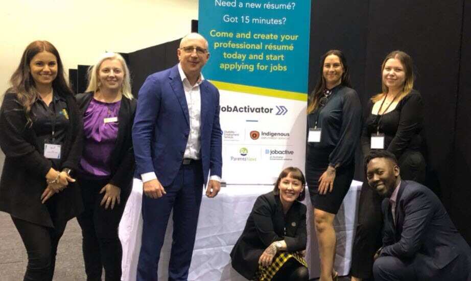 Assistant Minister for Youth and Employment Services Luke Howarth attended the job fair.