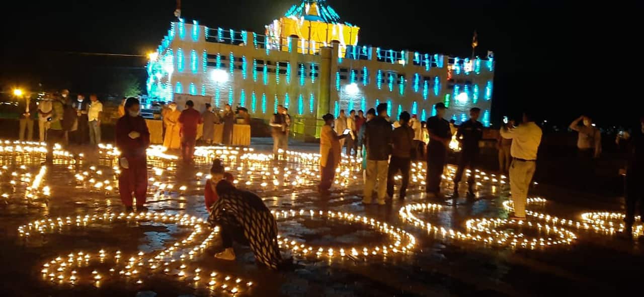 Buddha's birth celebrated in Lumbini, Nepal.