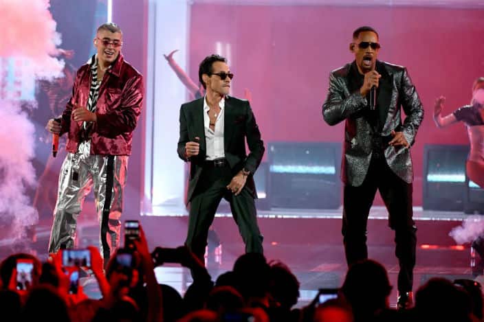 Marc Anthony in the Latin Grammy's