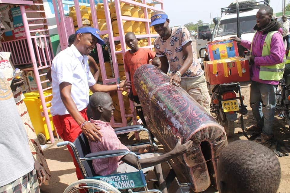 Mike Sonko team in the USA