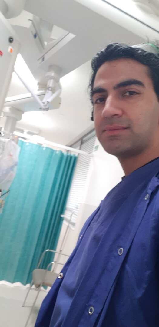 Madhur Matta, who is working in the ICU as a nurse again, during the COVID-19 outbreak