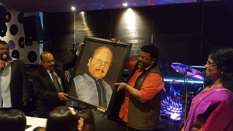 Malayali community recognising Hitler David on his 75th Birthday