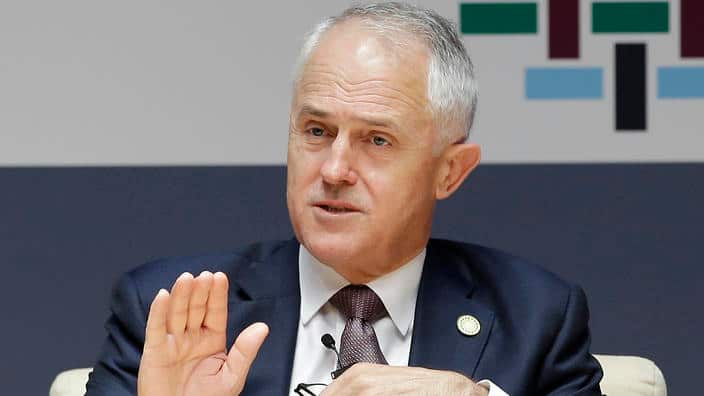 Australia's Prime Minister Malcolm Turnbull 