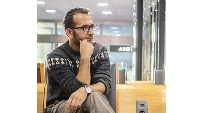Mustafa Mamay at Zurich airport