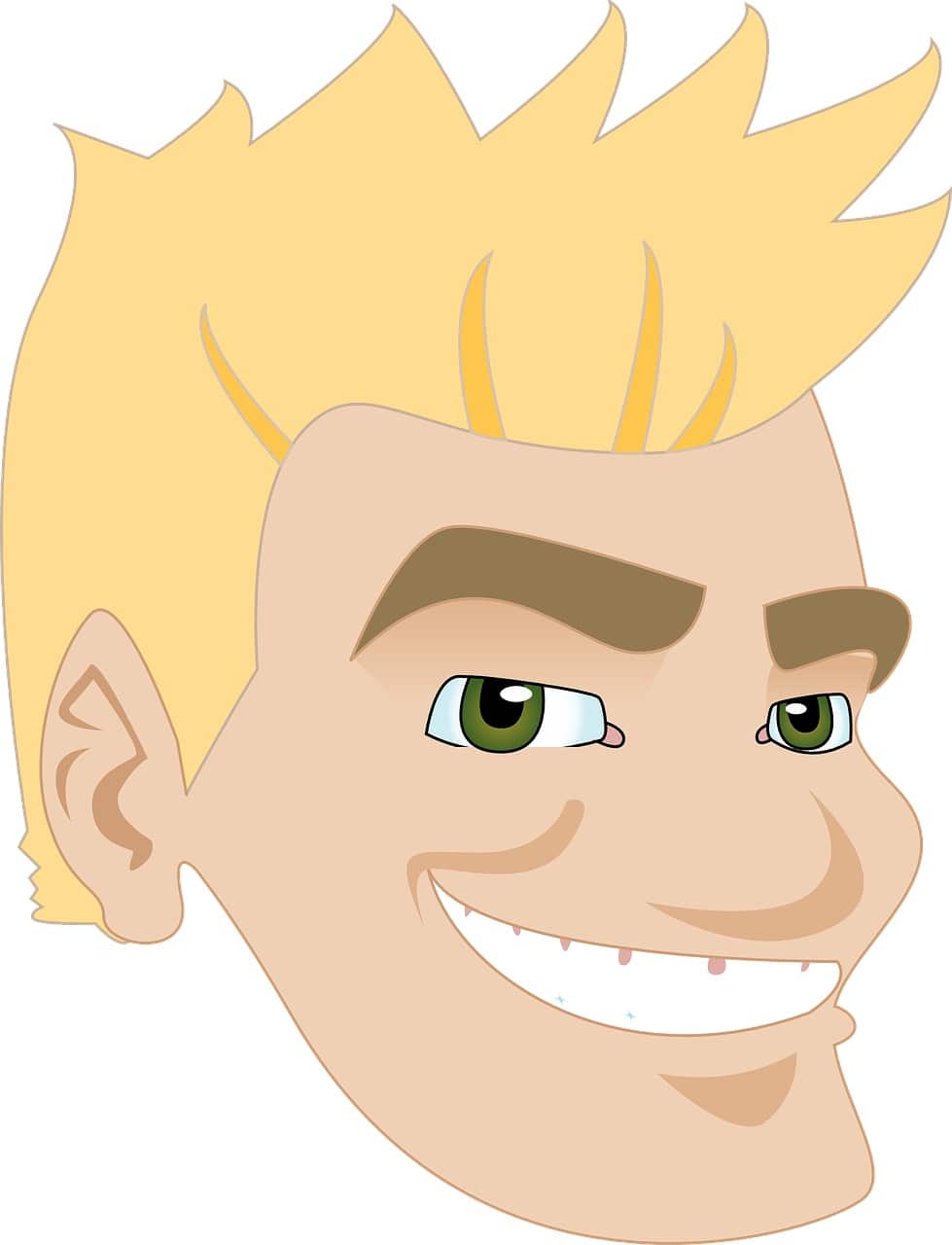 Thick Overdrawn eyebrows 