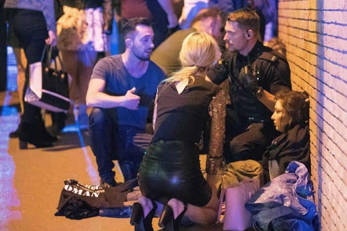 From the terrorist attack in Manchester