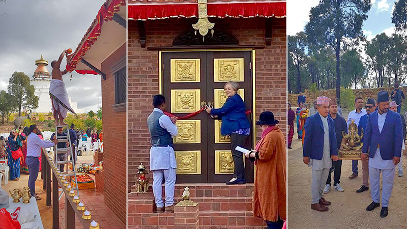 Brishti Ganesha Temple in Greater Bendigo was inaugurated by Cr Jennifer Alden