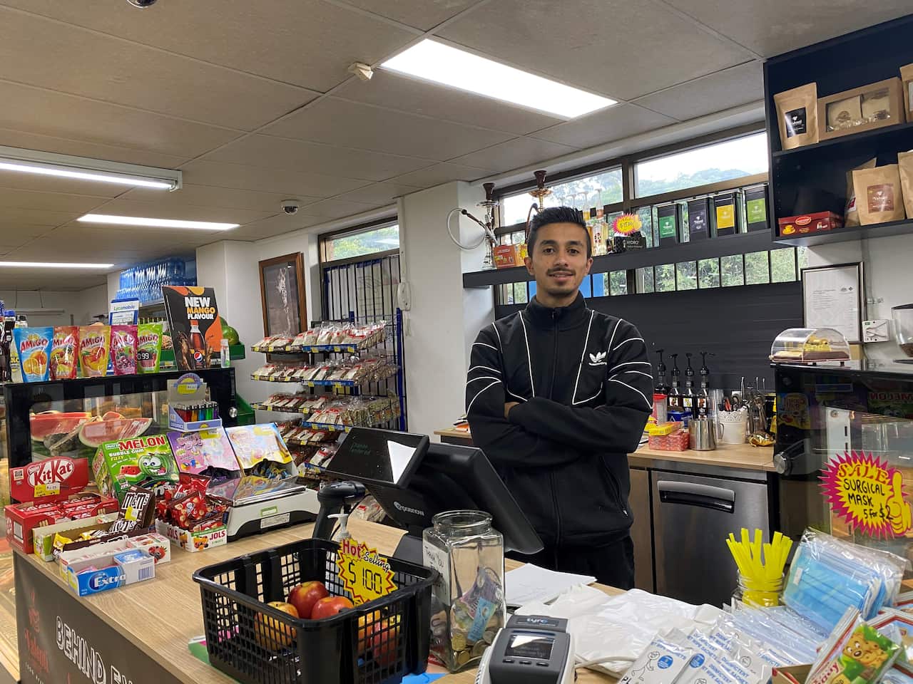 manjil khadka works at allwah supermarket