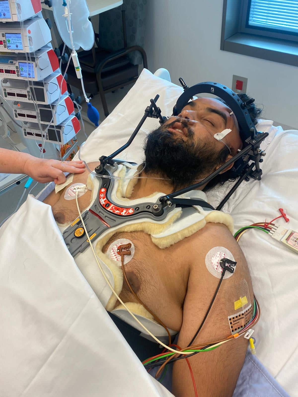 Manjot Singh Cheema was admitted at the Adelaide hospital.