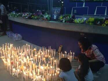 Candle light vigil for Manmeet Alisher in Cairns