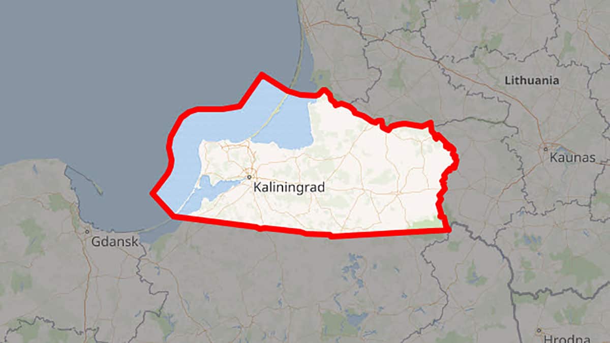 Map of Kaliningrad