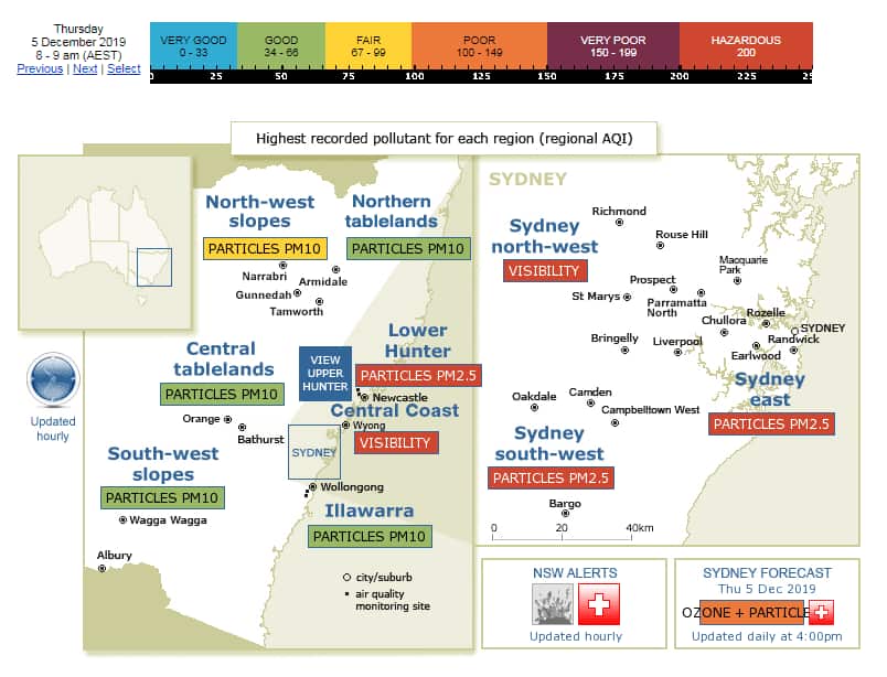 air quality sydney 