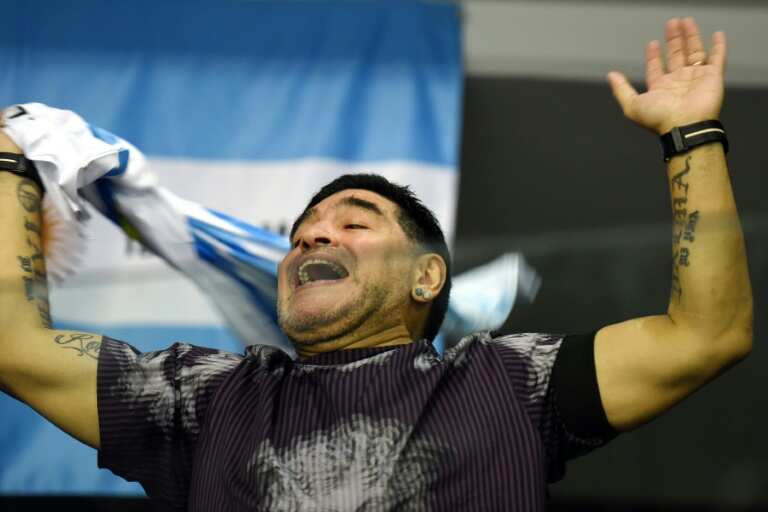 Maradona en la Copa Davis