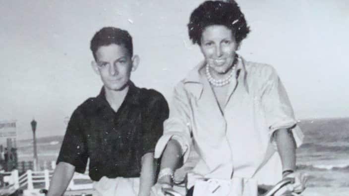 Marcello Costa con la mamma