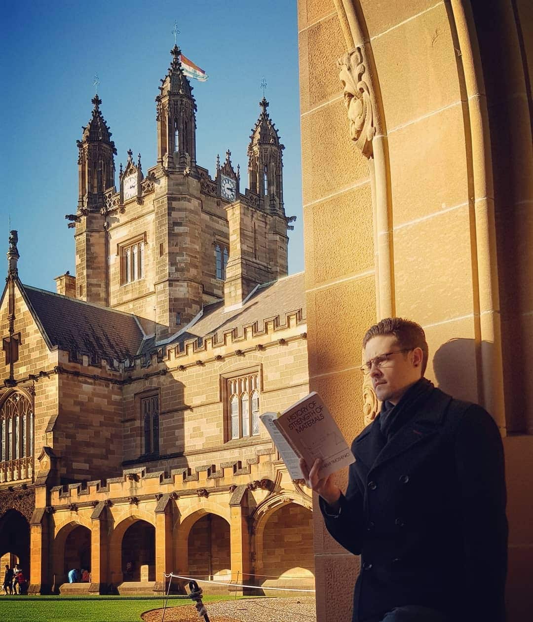 Marcelo Carvalho, na Universidade de Sydney