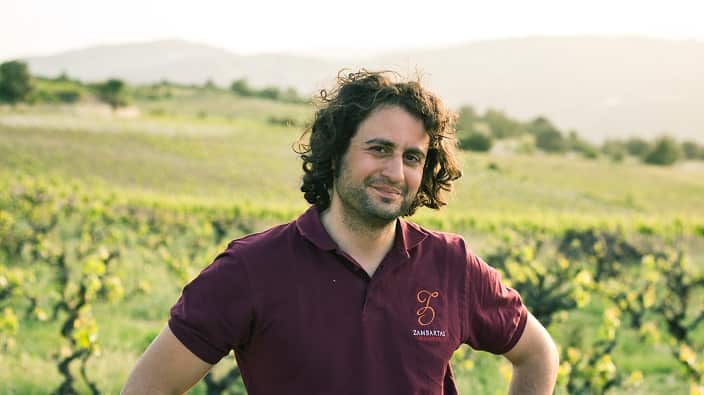 Winemaker Marcos Zambartas. 