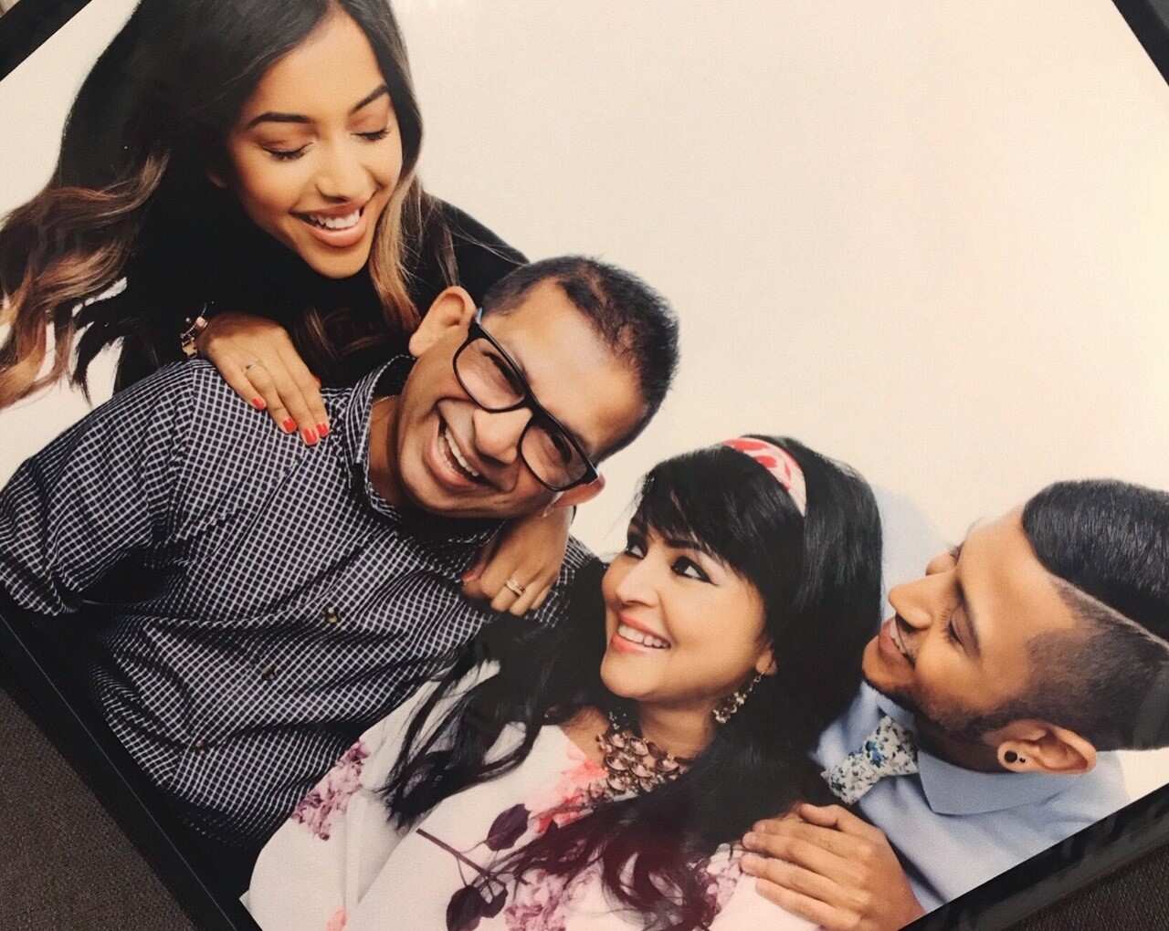 Maria Thattil with family