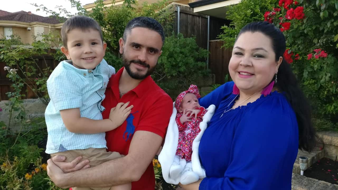 María López, varada en Argentina con su familia