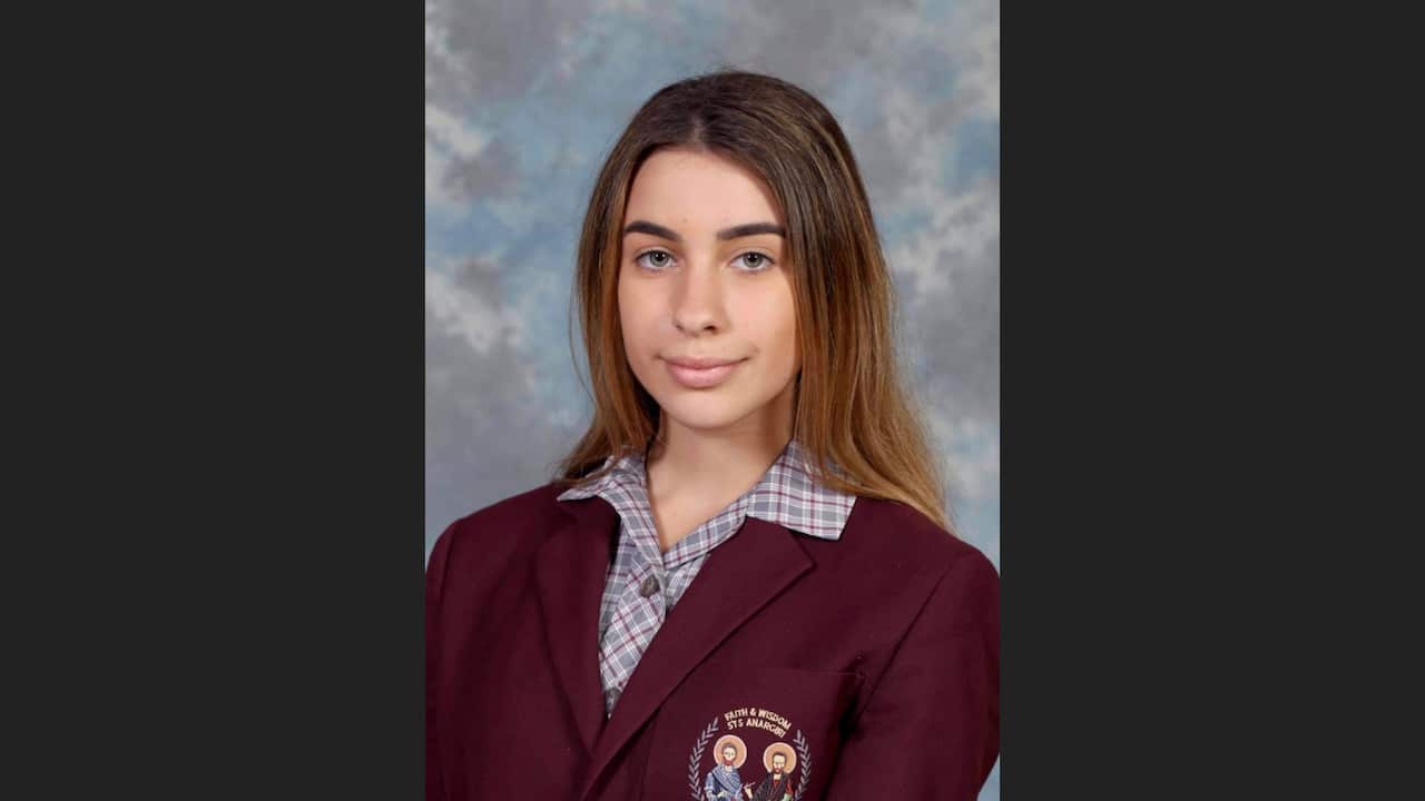 Greek language school student Marialena Loupo.