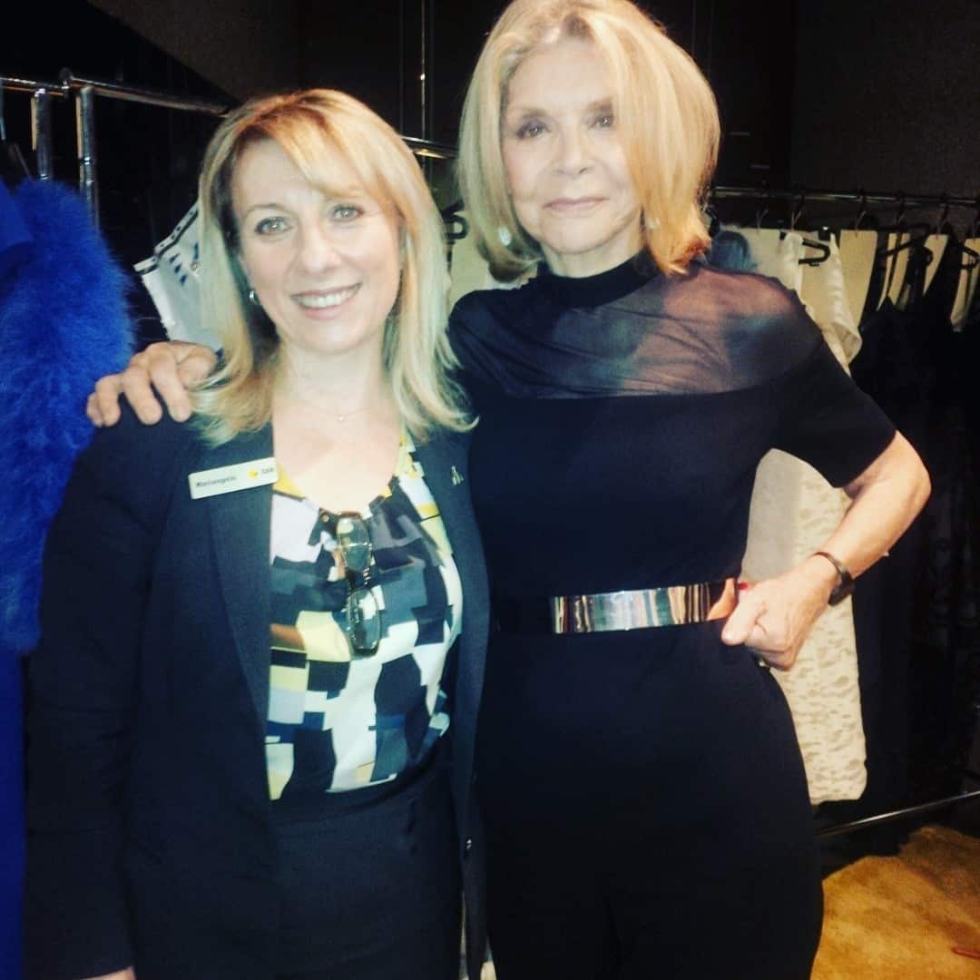 Mariangela Stagnitti with Carla Zampatti