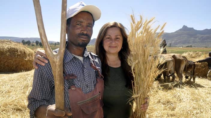 Greek Australian volunteer Maria Strintzos. 